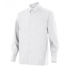 CAMISA VELILLA 529 MANGA LARGA BLANCA