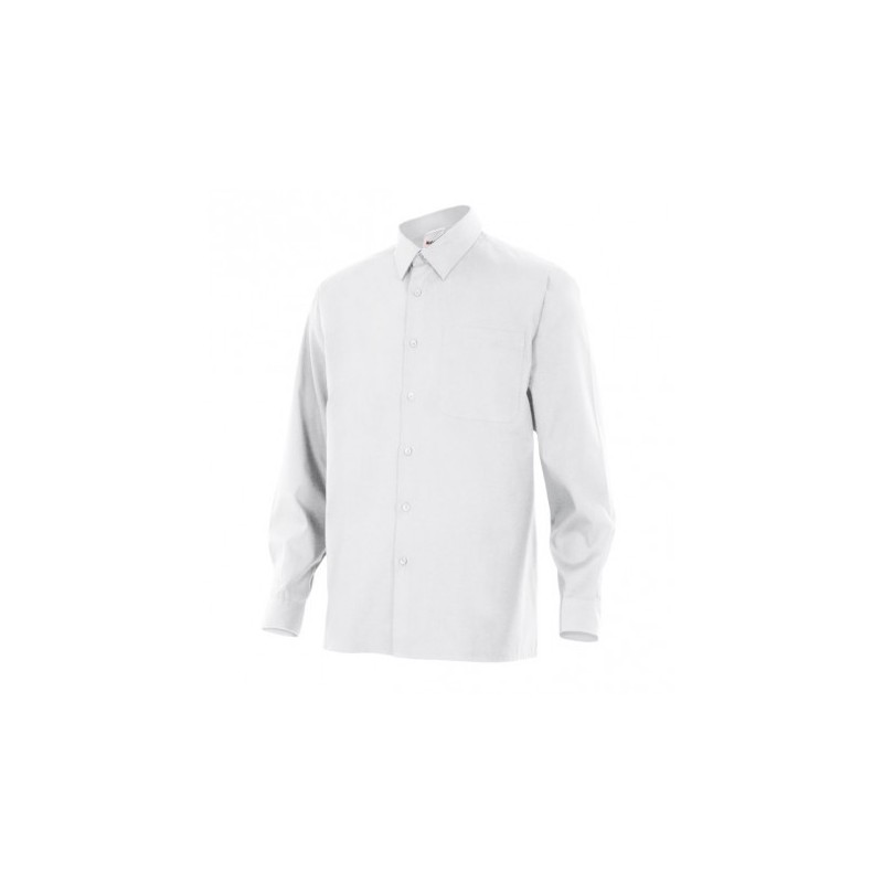 CAMISA VELILLA 529 MANGA LARGA BLANCA