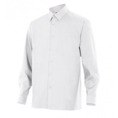 CAMISA VELILLA 529 MANGA LARGA BLANCA