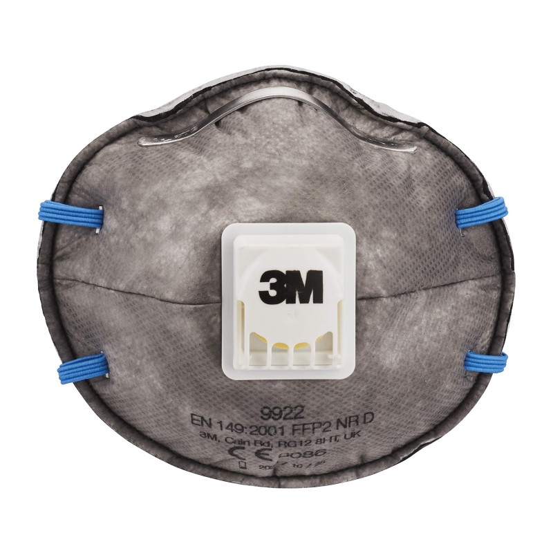 MASCARILLA PARA SOLDAR 3M 9922 CON VALVULA MASCARILLA PARA SOLDAR 3M 9922 CON VALVULA