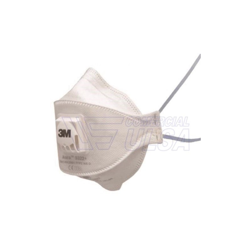 MASCARILLA 3M AURA 93322+ FFP2 PARA PARTICULAS CON VALVULA