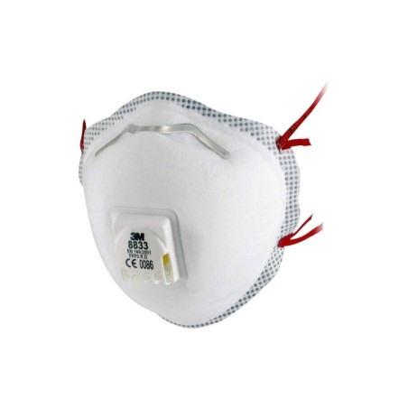 MASCARILLA 3M 8833 FFP3 R D CON VALVULA