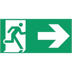 SEÑAL SALIDA DE EMERGENCIA CLASE B 150X300