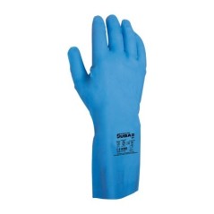 GUANTE NITRILO SATINADO AZUL JUBA 811