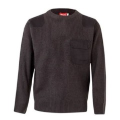 JERSEY DE PUNTO AZUL MARINO CON REFUERZO VELILLA 100